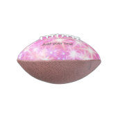 Eenvoudige rode roze glittersparren voegen jouw te american football (Gedraaid 90)