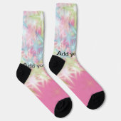 Eenvoudige rode roze glittersparren voegen jouw te sokken (Rechts)