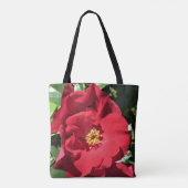 Eenvoudige rode rozen tote bag (Achterkant)