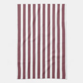 Eenvoudige rode verticale strepen theedoek (Verticaal)