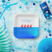 Eenvoudige Roeivereniging Herdenking Papieren Bordje (Feest)