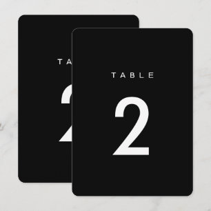 Eenvoudige Romance-kalligrafie-weddenschappen Kaart