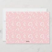 Eenvoudige Romantische Liefde Paar Valentijnsdag 3 Feestdagenkaart (Achterkant)