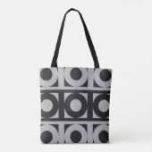 Eenvoudige rondes tote bag (Achterkant)