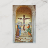 Eenvoudige rouwkaart met gebed visitekaartje (Voorkant)