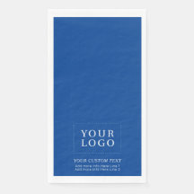 Eenvoudige Royal Blue Custom Business Logo Promoti