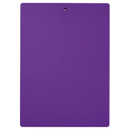 Eenvoudige Royal Purple Authority® Klembord (Achterkant)