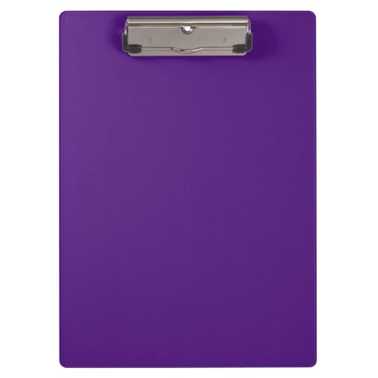 Eenvoudige Royal Purple Authority® Klembord (Voorkant)