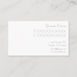 Eenvoudige roze cupcake-visitekaartjes visitekaartje