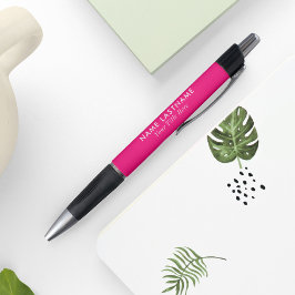 Eenvoudige, roze, elegante moderne meisjesnaam Tit Pen