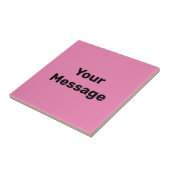 Eenvoudige Roze en Zwarte Tekst Sjabloon Uw Berich Tegeltje (Zijkant)
