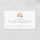 Eenvoudige roze flessenpapierkaartje informatiekaartje (Voorkant)