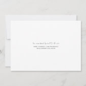 Eenvoudige Roze & Gele Aquarel Swash Bewaar Datum Save The Date (Achterkant)