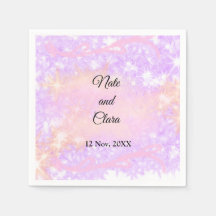 Eenvoudige roze gele glittersparkel moderne trouw 