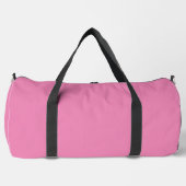 Eenvoudige Roze Grote Duffel Tas Gedrukt D.Bags (Voorkant)