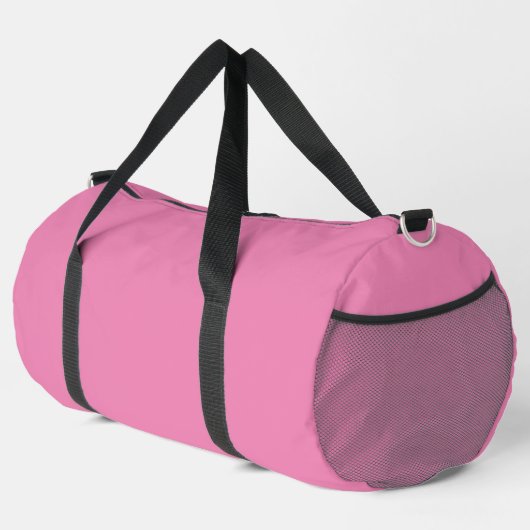 Eenvoudige Roze Grote Duffel Tas Gedrukt D.Bags (Rechterhoek)