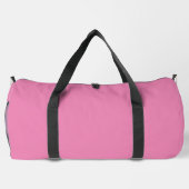 Eenvoudige Roze Grote Duffel Tas Gedrukt D.Bags (Achterkant)