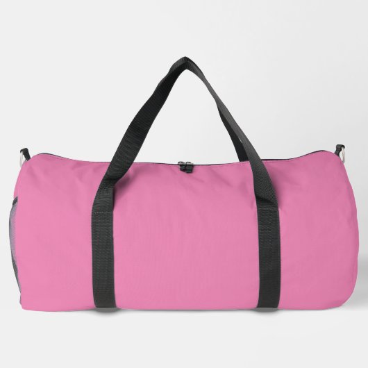 Eenvoudige Roze Grote Duffel Tas Gedrukt D.Bags (Achterkant)