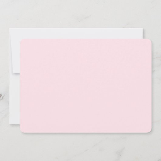 Eenvoudige Roze Handgeschreven Script Bruiloft Save The Date (Achterkant)