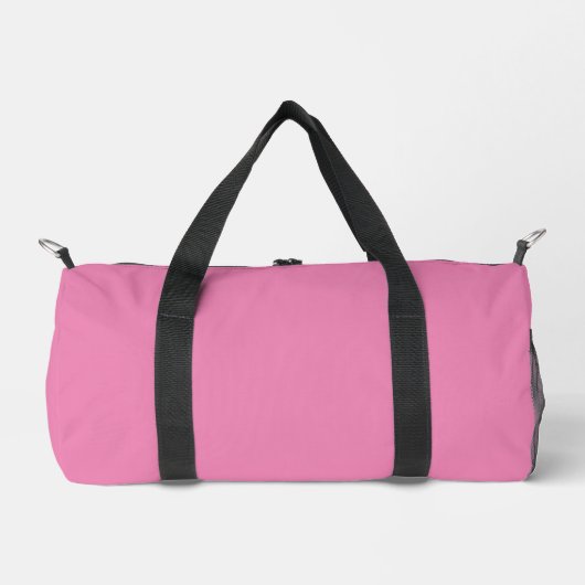 Eenvoudige Roze Kleine Duffel Tas Gedrukt D.Bags (Voorkant)