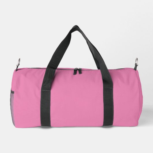 Eenvoudige Roze Kleine Duffel Tas Gedrukt D.Bags (Achterkant)