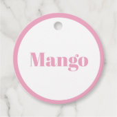 Eenvoudige roze Labels flesjes (Voorkant)