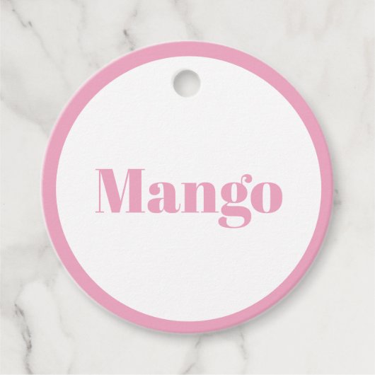 Eenvoudige roze Labels flesjes (Voorkant)