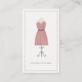 Eenvoudige roze mannequin wijzigingen visitekaartje (Voorkant)