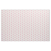 Eenvoudige roze rode lippenprint stof per yard (Yard (91,4 cm))