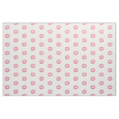 Eenvoudige roze rode lippenprint stof per yard (Fat Quarter)