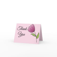 Eenvoudige Roze Tulp Schattige & Custom