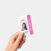 Eenvoudige Roze Verpleegster Badge (Handheld)