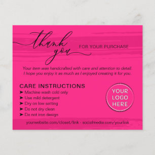 Eenvoudige Roze Winkel Kleine Zakelijke Tips Instr Flyer