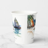 Eenvoudige Ruby Beach Olympic National Park bruilo Papieren Bekers (Rechts)