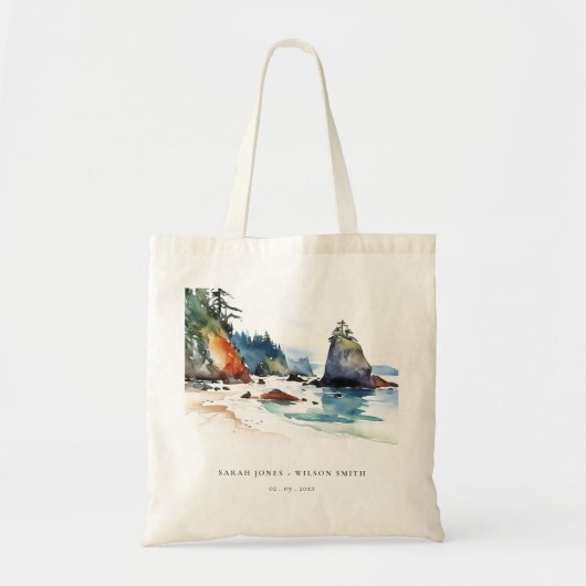 Eenvoudige Ruby Beach Olympic National Park bruilo Tote Bag (Voorkant)