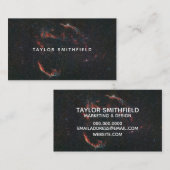 Eenvoudige ruimtestart visitekaartje (Voorkant / Achterkant)