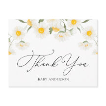 Eenvoudige Rustic Daisy Flower Hartelijk dank, Bri