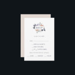 Eenvoudige Rustic Floral Menu Keuze RSVP-kaart<br><div class="desc">Deze eenvoudige rustige grilmenu-keuze RSVP-kaart is perfect voor uw elegante lente bruiloft. Het is ontworpen met klassieke rozen bloemen, simplistische blush pinda's en stoffige paarse hydrangeas. Al deze producten gaan vergezeld van toeristen van groene eucalyptus en marinesbladeren. Met al deze lichtkleurige waterverf bloemen krijg je zeker het gevoel dat je...</div>