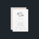 Eenvoudige Rustic Floral Menu Keuze RSVP-kaart<br><div class="desc">Deze eenvoudige rustige grilmenu-keuze RSVP-kaart is perfect voor uw elegante lente bruiloft. Het is ontworpen met klassieke rozen bloemen, simplistische blush pinda's en stoffige paarse hydrangeas. Al deze producten gaan vergezeld van toeristen van groene eucalyptus en marinesbladeren. Met al deze lichtkleurige waterverf bloemen krijg je zeker het gevoel dat je...</div>