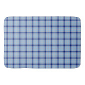 Eenvoudige Rustieke Blauwe Stijl Check Badmat (Voorkant)