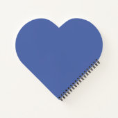 Eenvoudige Rustieke Blauwe Stijl Check  Notitieboek (Achterkant)