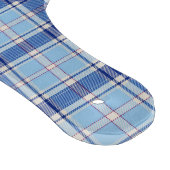 Eenvoudige Rustieke Blauwe Stijl Check  Snijplank (Hoek)