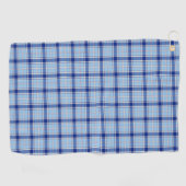 Eenvoudige Rustieke Blauwe Stijl Schake Golfhanddoek (Horizontaal)