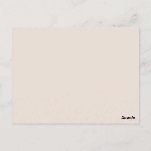 Eenvoudige rustieke bloemen dank u receptie Kaart (Achterkant)