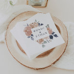 Eenvoudige rustieke bloemenbruiloft servetten<br><div class="desc">Deze eenvoudige rustieke bloemenbruiloft servetten zijn perfect voor uw elegante lentebruiloft. Het is ontworpen met klassieke rozen bloemen en simplistische blush pioenen. Dit alles wordt vergezeld door aanrakingen van groene eucalyptus en marinebladeren. Met al deze lichte kleurrijke waterverf bloemen, weet je zeker dat je het gevoel krijgt dat je wenst....</div>