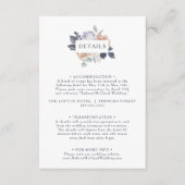 Eenvoudige rustieke bloemendetails Behuizing Kaart (Voorkant)