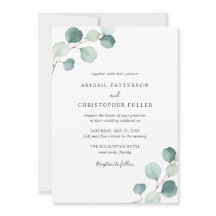 Eenvoudige rustieke eucalyptus groen elegante brui