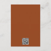 Eenvoudige rustieke Koe schedel Details Behuizing Informatiekaartje (Achterkant)