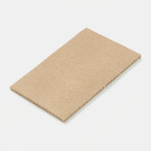 Eenvoudige Rustieke Kraft Boho Post-it® Notes (Schuin)