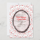 Eenvoudige rustieke landelijke vakantie bruiloft u kaart (Voorkant)